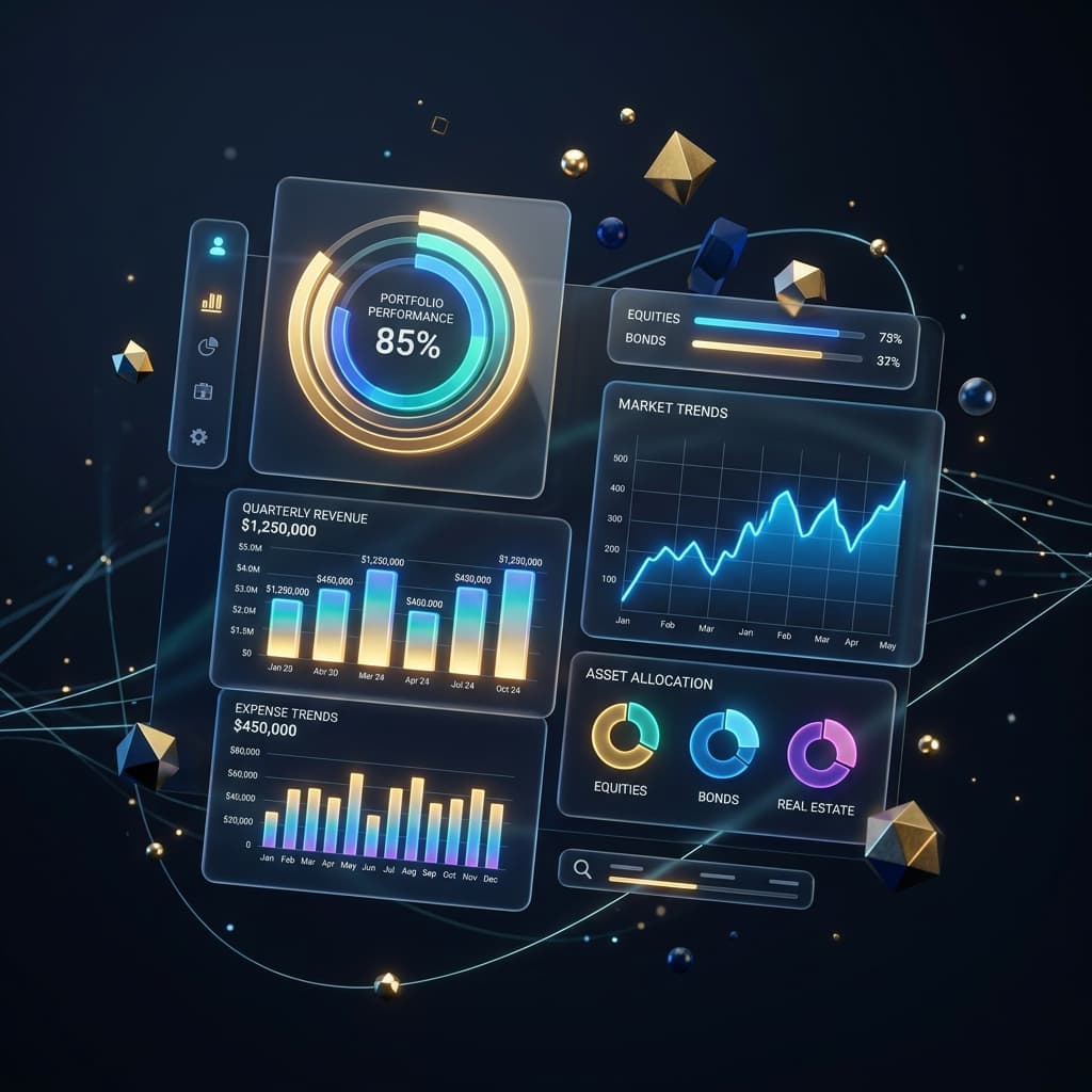 Dashboard de gestão contábil Escritório Lençóis
